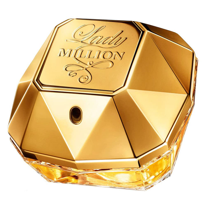 Paco Rabanne Lady Million Eau De Parfum Spray für Damen Pack (1x 80 ml) Orange, Himbeere, Neroli 80