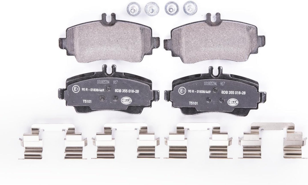 HELLA PAGID 8DB 355 018-281 Bremsbelagsatz - T5101 - Dicke/Stärke: 16.5mm - Bremssystem: Lucas - für