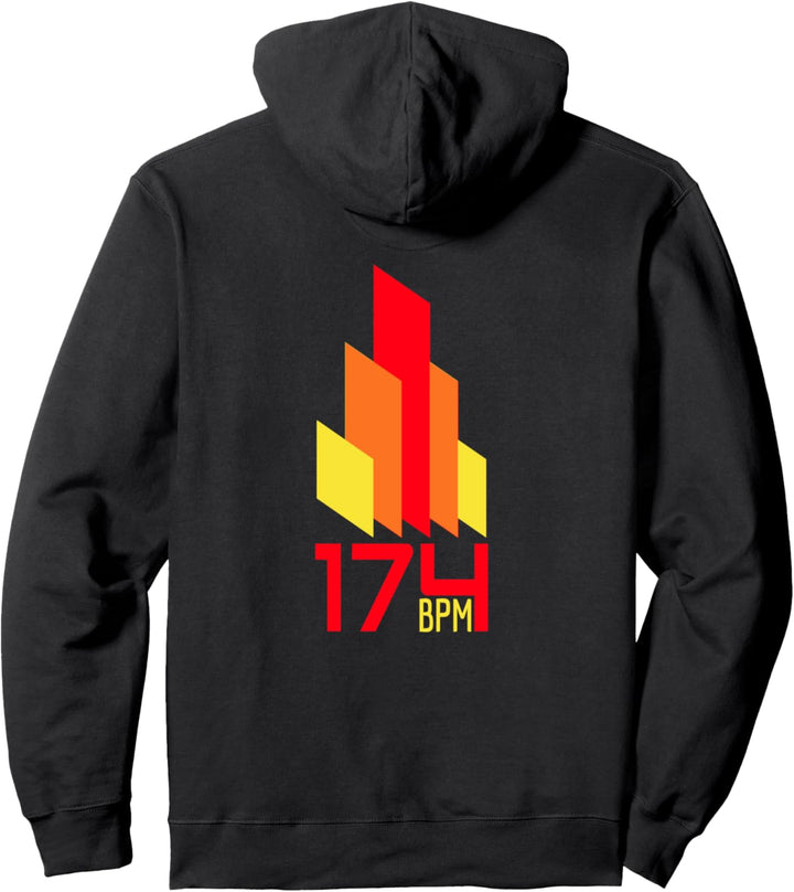 Junglist Trommel und Bass 174 BPM Music EDM Pullover Hoodie