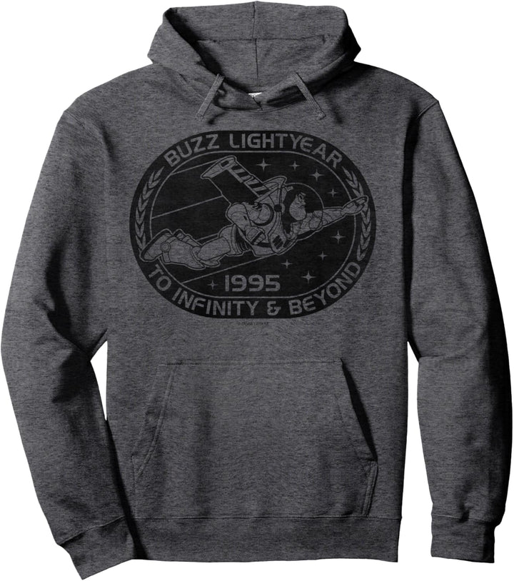 Disney Pixar Toy Story Buzz Lightyear Black And White 1995 Pullover Hoodie