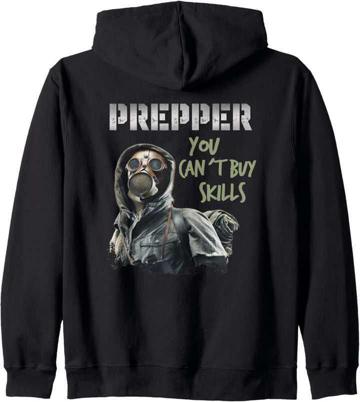 Doomsday Survival Survivalist | You Can't Buy Skills Prepper Kapuzenjacke