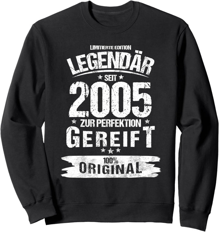2005 Limitierte Edition Zur Perfektion Gereift 18 Geburtstag Sweatshirt