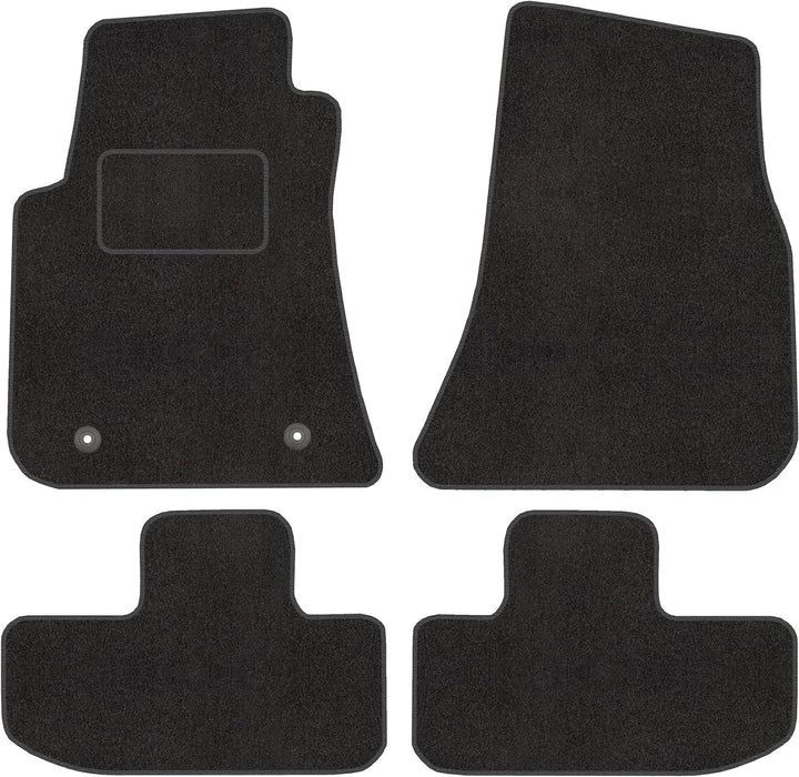 Velour Fussmatten Satz für Dodge Challenger III (ab 2008) Premium Qualität - 4-teilig - Passgenau