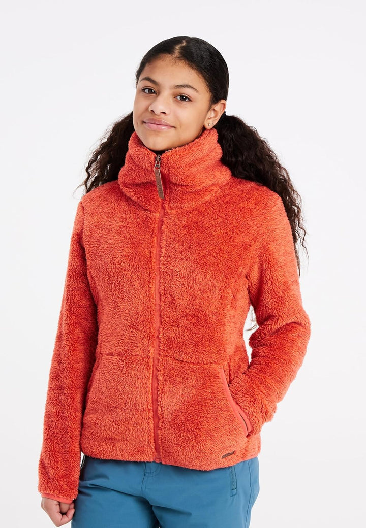Protest Mädchen Oberteil Mit Durchgehendem Reissverschluss RIRI JR 14 Tosca Red, 14 Tosca Red