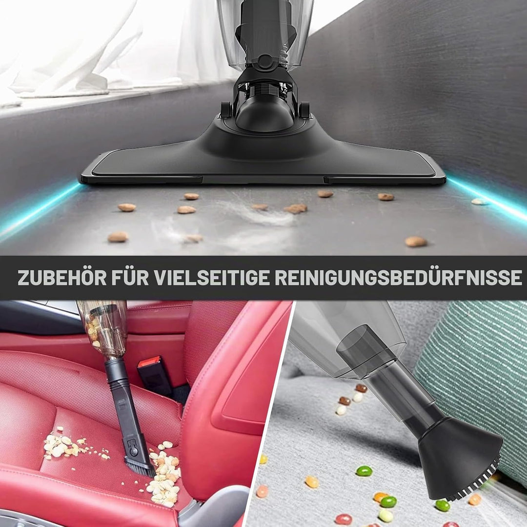 Akku Staubsauger für Makita Akku 18V, Starke 10000Pa Kabellos Handstaubsauger, 3-in-1 Multifunktiona