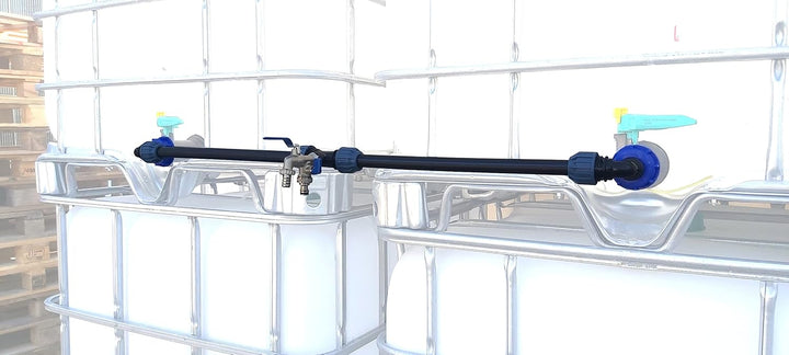 Verbindungsset Fuer IBC Tanks Regenwassertanks Set für 2 Tanks, Set für 2 Tanks