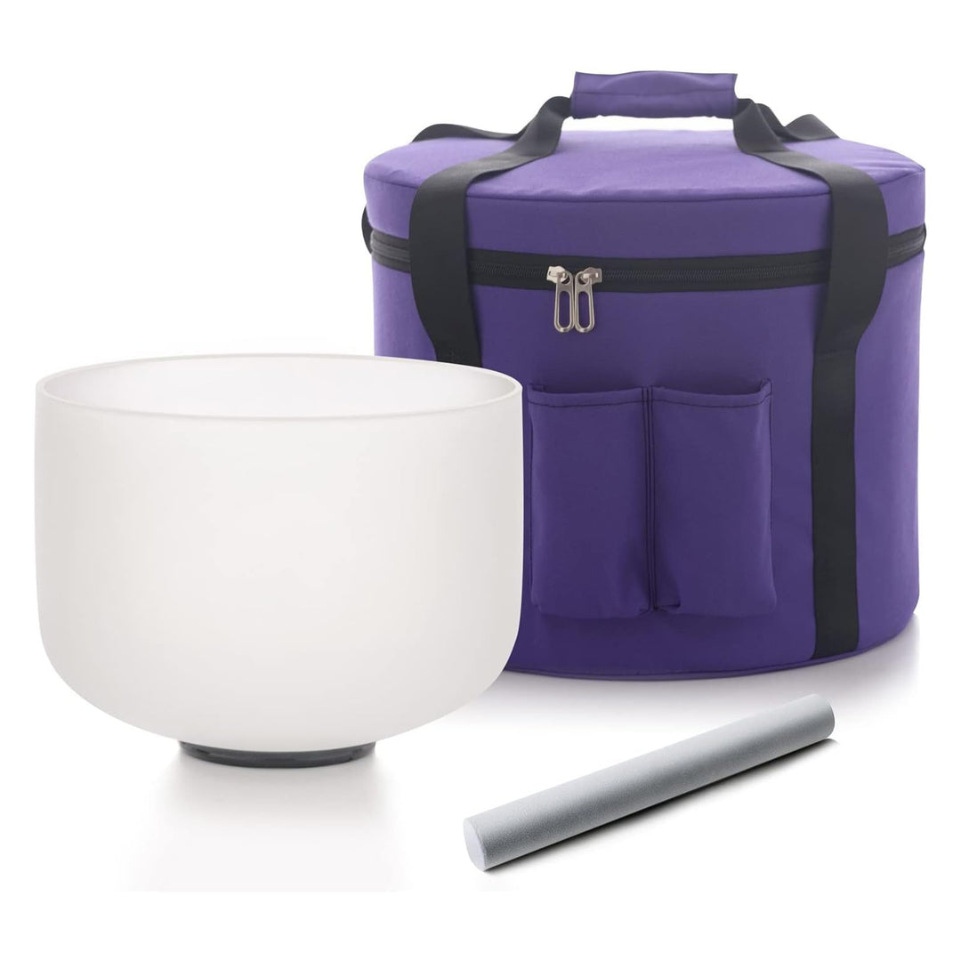 Hye-eun Kristall Klangschale A Note Third Eye Chakra 8 Zoll mit Tragetasche percussion instruments(2