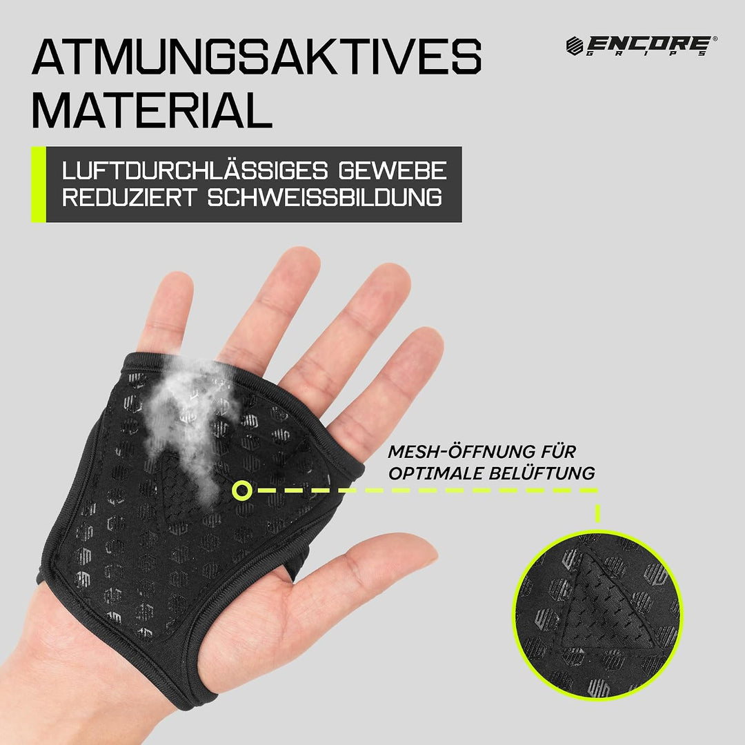 Encore Grips Griffpolster Kraftsport – Griffhilfen &amp; Grip Pads für Krafttraining, Bodybuilding &amp; Kli