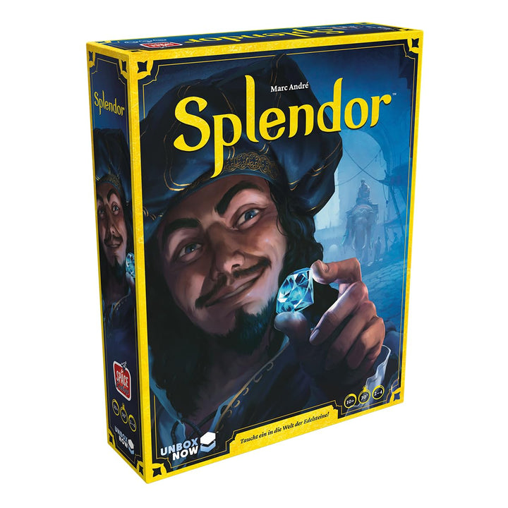 Asmodee | UNBOX NOW | Space Cowboys | Splendor | Grundspiel | Familienspiel | Nominiert zum Spiel de