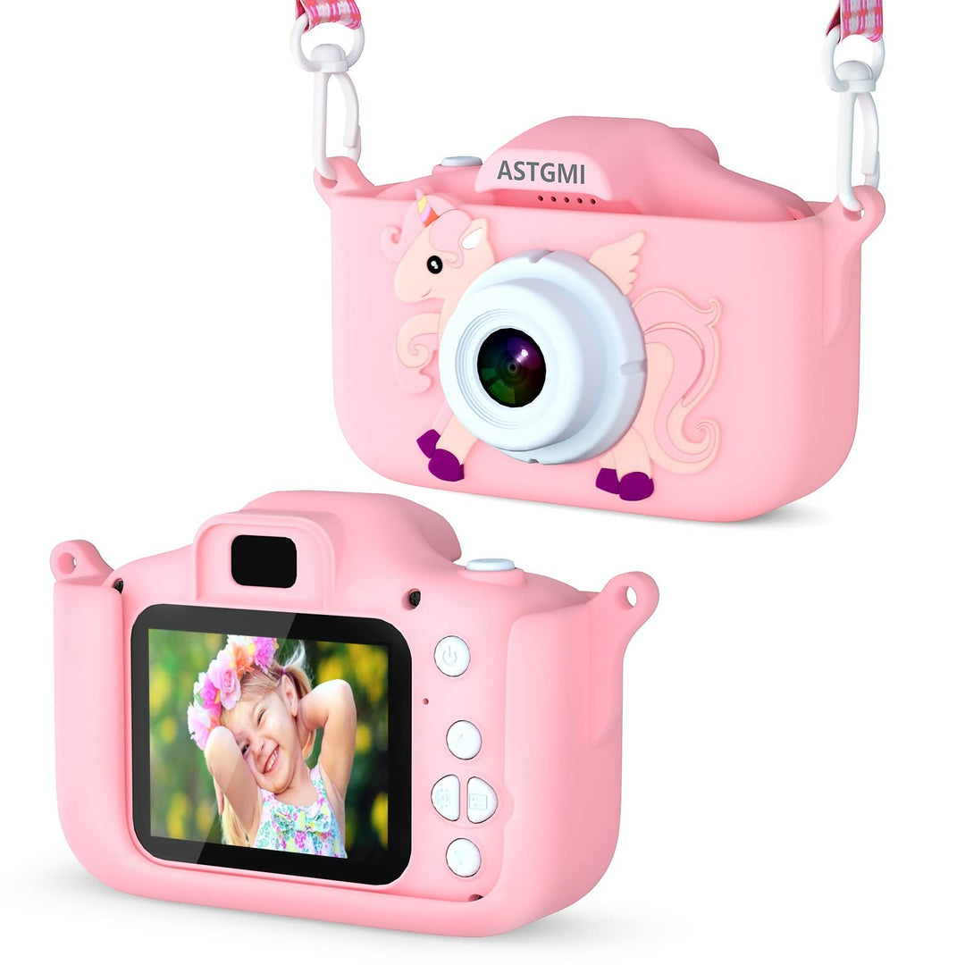 Kinder Kamera, 2.0”Display Digitalkamera ，Geschenke für 3 4 5 6 8 7 9 10 11 12Jahre Jungen und mädch