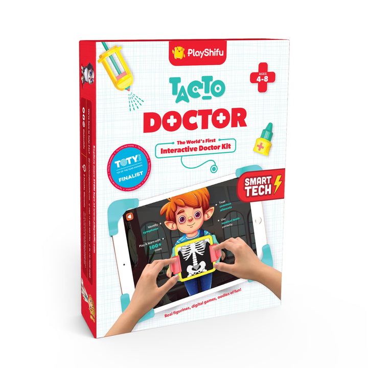 PlayShifu STEM Spielzeug für Kinder – Tacto Doctor (interaktives Kit + App) – Rollenspiel mit echtem