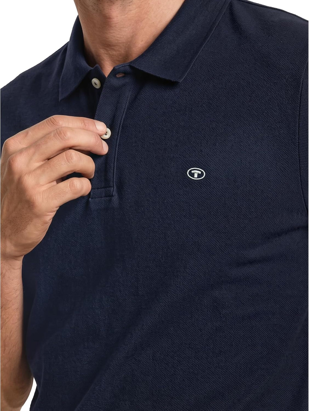 Tom Tailor Herren Baumwolle Basic Piqué Poloshirt S 10668 - Sky Captain Blue, S 10668 - Sky Captain