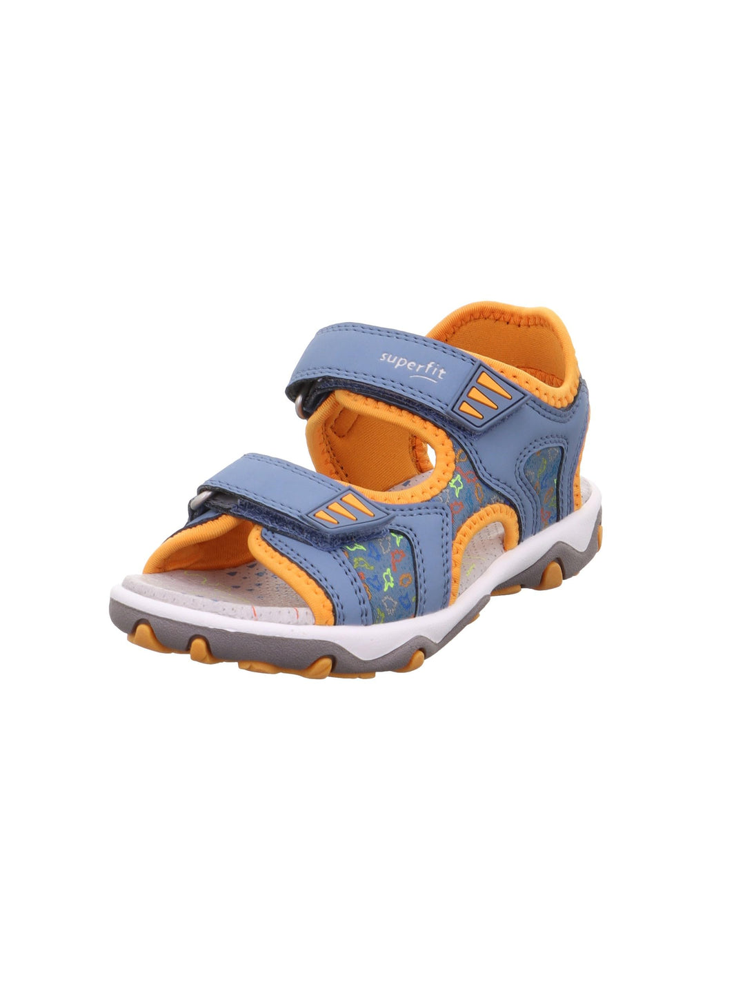 Superfit Jungen Mike 3.0 Sandale 25 EU Blau Orange 8010, 25 EU Blau Orange 8010
