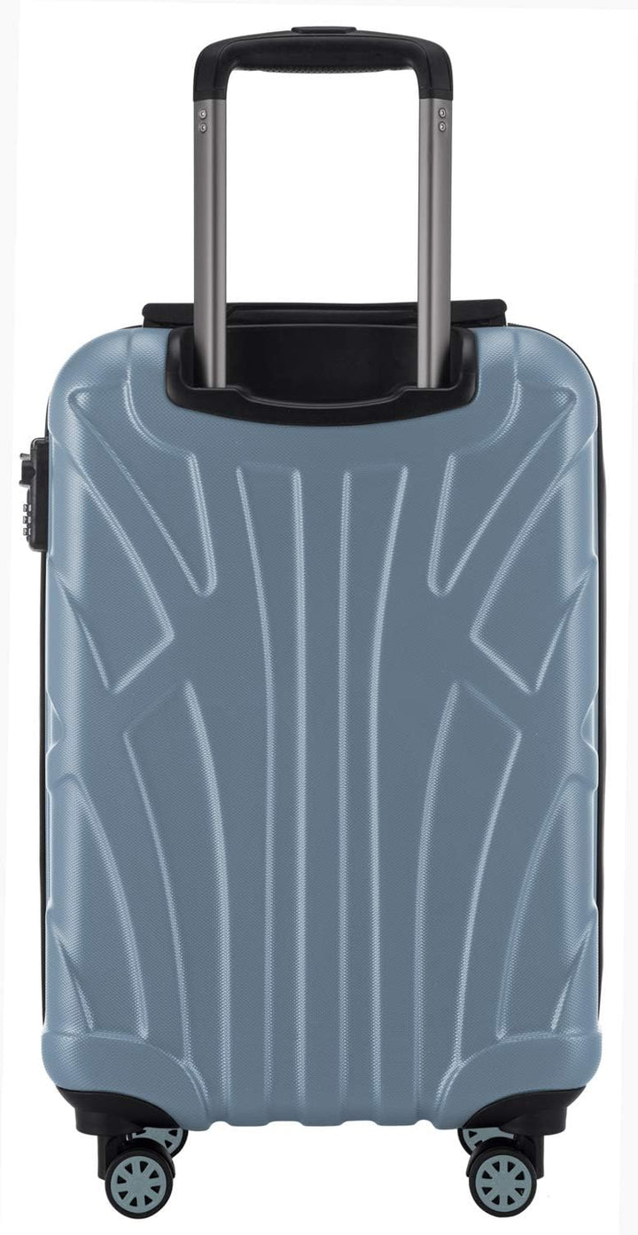 suitline Handgepäck Hartschalen-Koffer Koffer Trolley Rollkoffer Reisekoffer, TSA, 55 cm, ca. 34 Lit