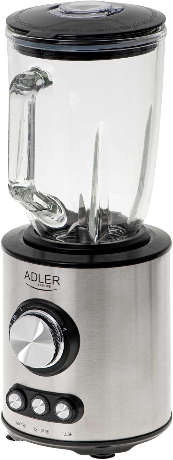 Adler AD 4078 Standmixer Edelstahl mit 1,5L Glas-Behälter