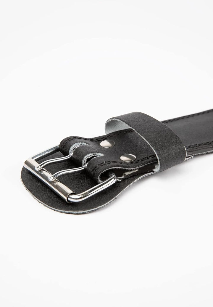 Gorilla Wear 4 Inch Padded Leather Belt - schwarz - Bodybuilding und Fitness Gürtel für Damen und He
