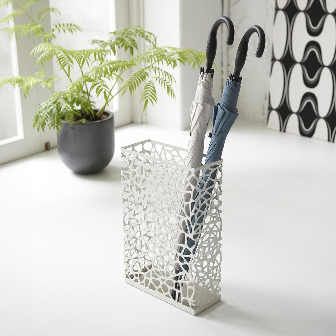 Umbrella Stand Nest rectangle - white Weiss, Weiss