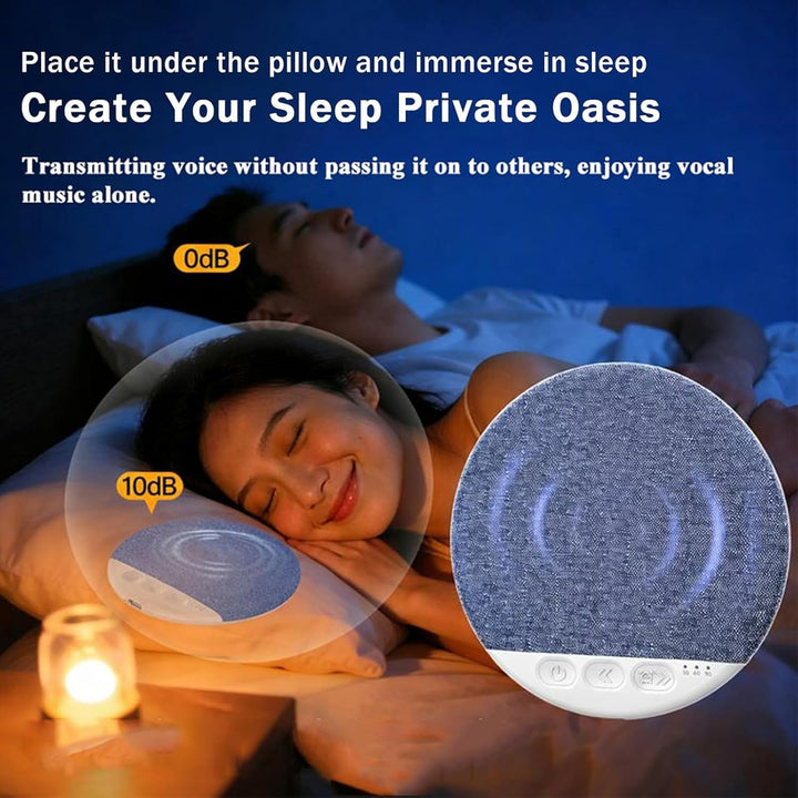 Ultra-Thin Bluetooth Pillow Speaker with Bluetooth 6.0, Ultraflacher Bluetooth Kopfkissenlautspreche