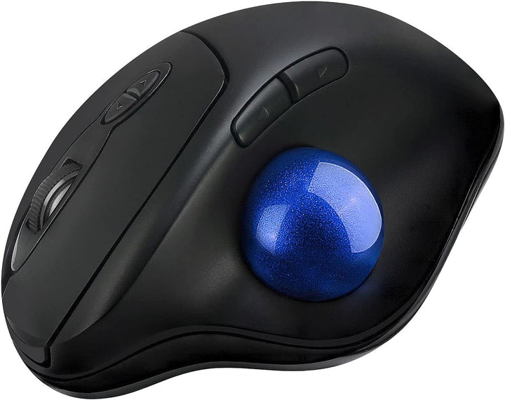Mod-It Trackball Mouse: Kabellose Trackball-Maus mit Bluetooth, 7 Tasten, Scrollrad, 1.600 DPI (Mult