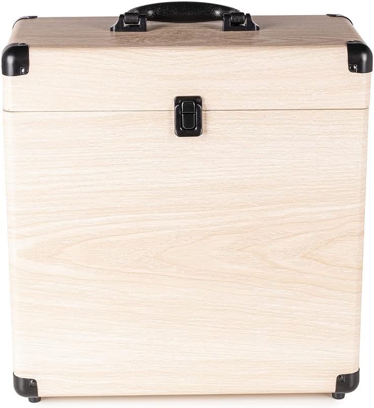 Audizio RC32 - Robuster Koffer für Schallplatten Aufbewahrung - Design Vinyl Holder - Plattenkoffer