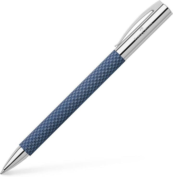 Faber-Castell 147125 - Dreh-Kugelschreiber, Ambition OpArt Deep Water, 1 Stück Deep Water Kugelschre