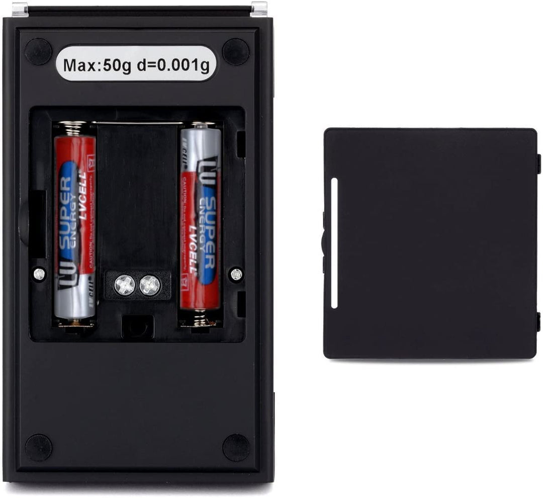 Feinwaage Milligramm Waage 50 X 0.001g Professionelle Digitale Milligramm Scale Taschenwaage Laborwa