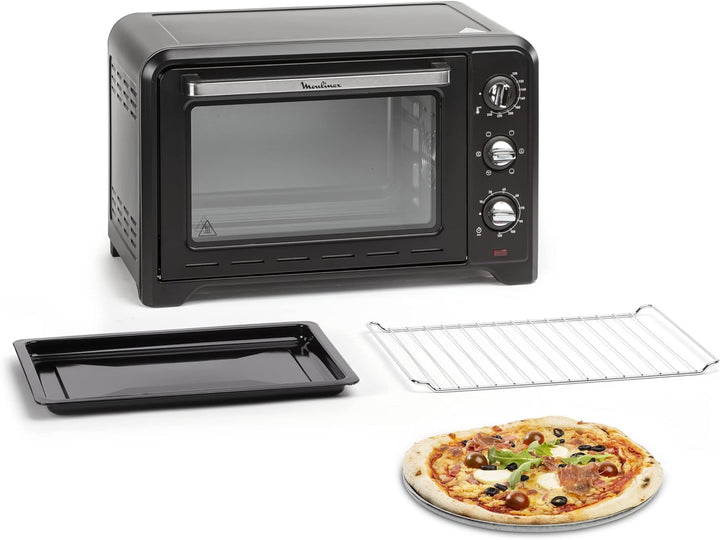 Moulinex Optimo Ox4648 33l, Edelstahl, 33 liters, Schwarz 33