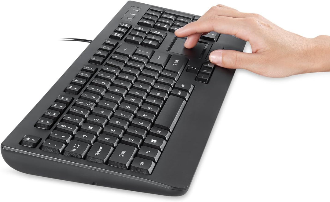 Perixx PERIBOARD-513 Tastatur mit Touchpad USB (US-Englisch) schwarz Layout: US ENGLISH, Layout: US