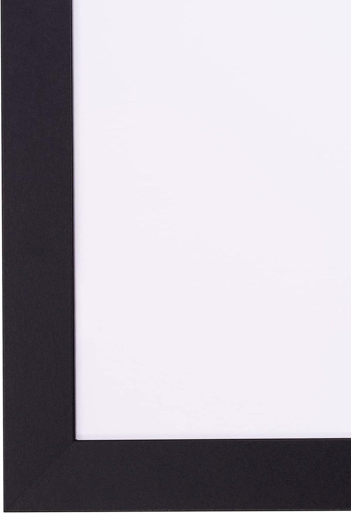 Rahmendesign24 Bilderrahmen Tokio 50x50 SCHWARZ (matt) Fotorahmen, Wechselrahmen, Posterrahmen, Puzz