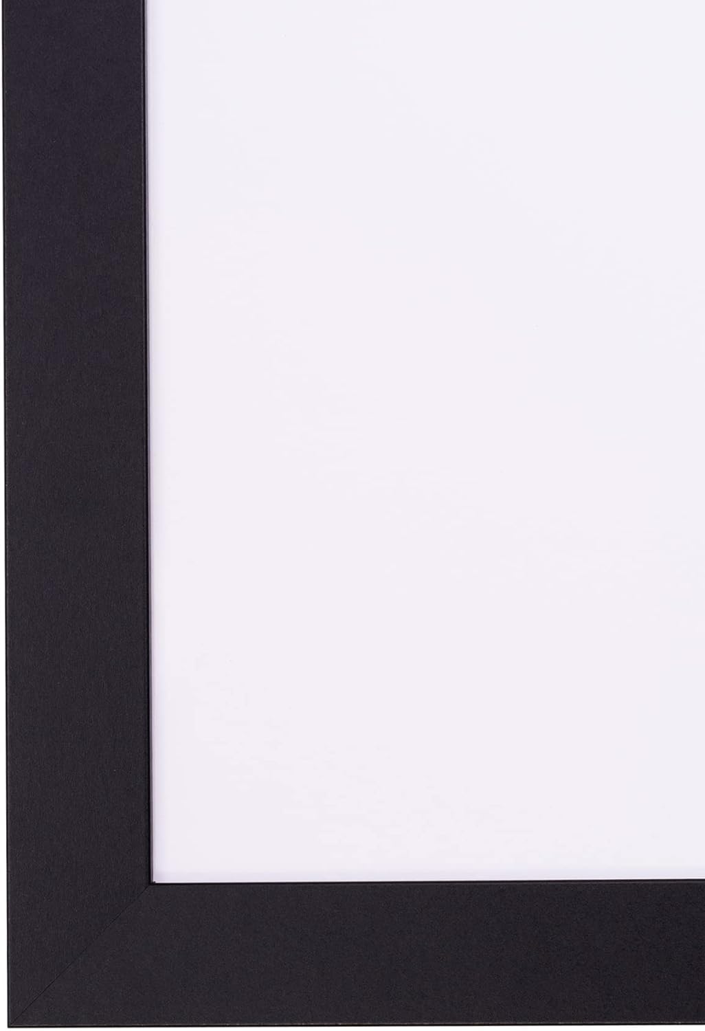 Rahmendesign24 Posterrahmen Milano 40x60 Schwarz (matt) Fotorahmen, Wechselrahmen, Bilderrahmen, Puz