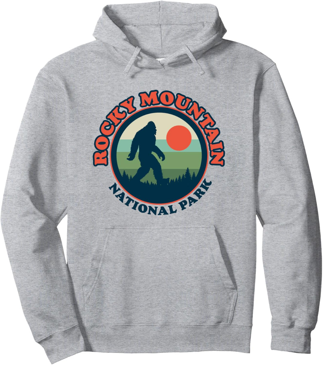 Rocky Mountain National Park Bigfoot Nature & Outdoor Pullover Hoodie