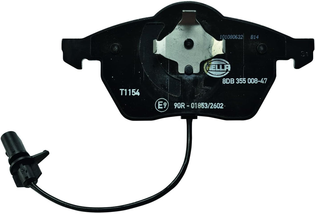 HELLA PAGID 8DB 355 008-471 Bremsbelagsatz - T1154 - Bremssystem: Teves - mit integriertem Verschlei