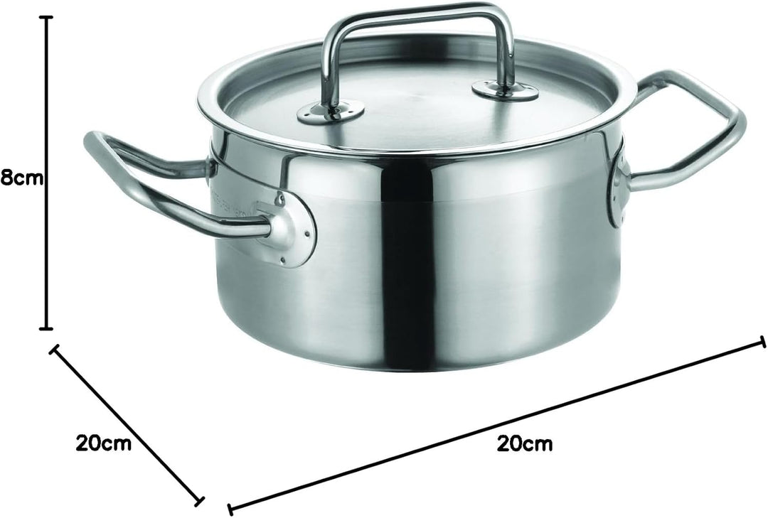 Schulte-Ufer 6404-20 i Bratentopf Profi-Line i, 20 cm, 2,5 l 20 cm Bratentopf, 20 cm Bratentopf