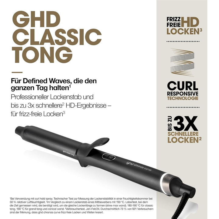 ghd chronos curve classic tong professioneller Lockenstab: Fortschrittlichster smarter Lockenstab, 2