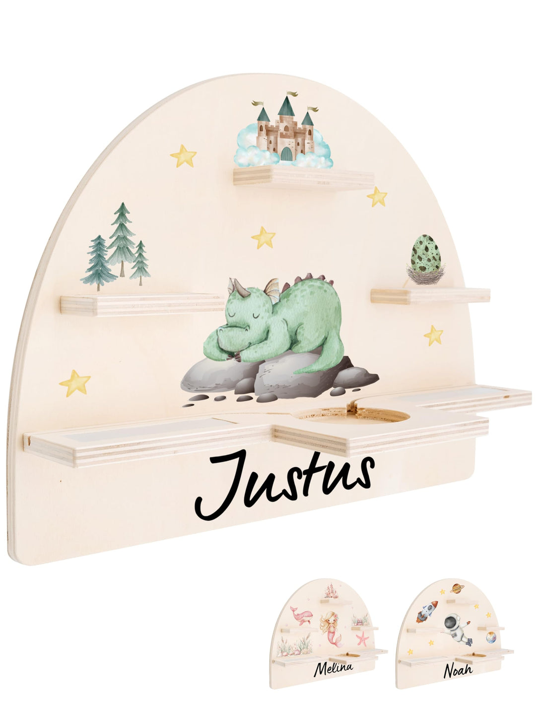personalisiertes Tonie Regal für Kinderzimmer - Magnetisches Toniebox Regal für Toniebox1 & 2 Plus F