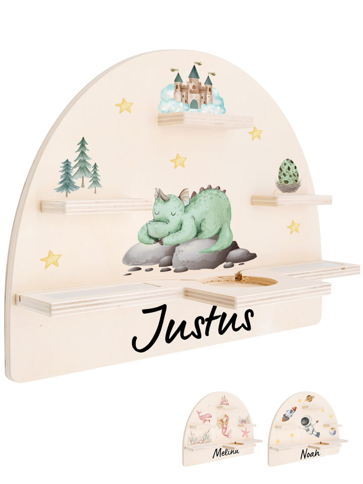 personalisiertes Tonie Regal für Kinderzimmer - Magnetisches Toniebox Regal für Toniebox1 & 2 Plus F