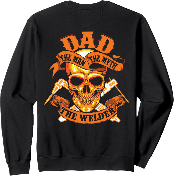 Welder Gifts Funny Welding Image On Back Of Shirt Sweatshirt