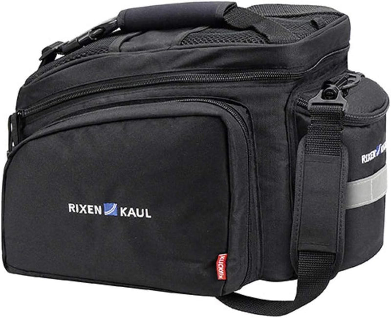 KLICKfix Farradtasche Tourino Schwarz Gepäckträgertasche, 35 x 30 x 23 cm Single, Single
