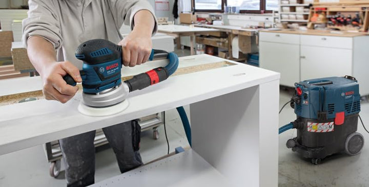 Bosch Professional Industriestaubsauger GAS 35 M AFC (1200 Watt, 35 L Behälter, 5 m Schlauch, im Kar