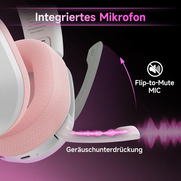 Gvyugke Xbox Headset Wireless, Gaming Headset mit Mikrofon für Xbox Series X/S, Xbox One, PS5/4, PC,