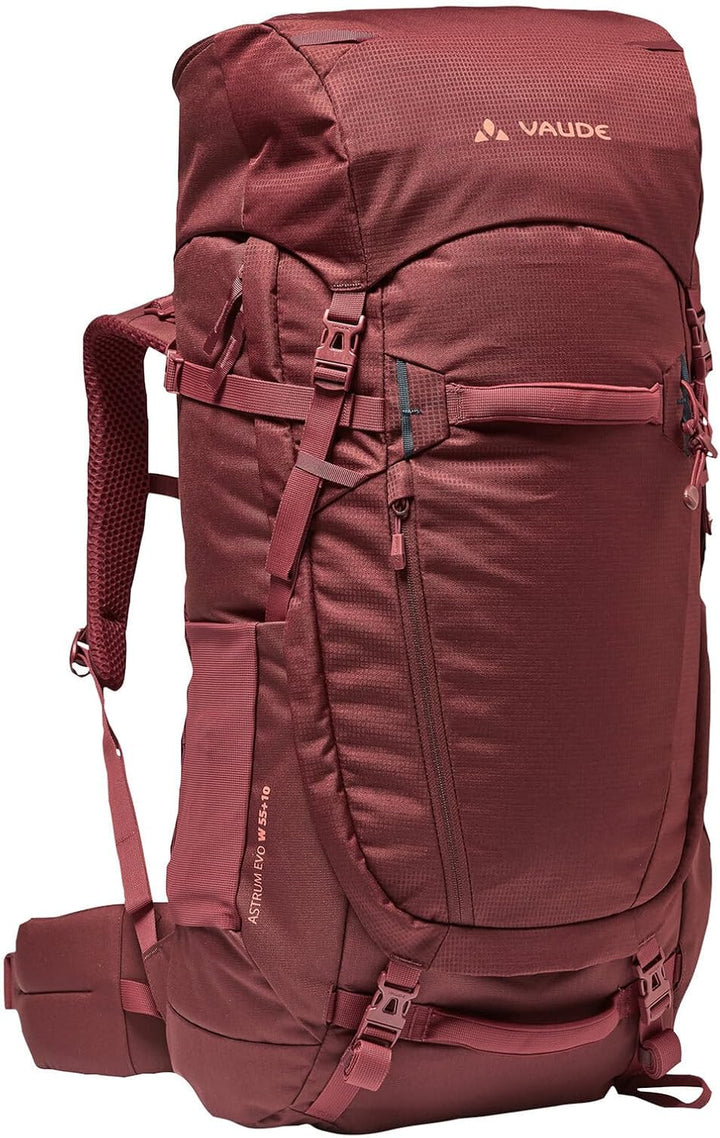 VAUDE Damen Astrum Evo 55+10 Liter, Trekkingrucksack Dark Cherry, Dark Cherry