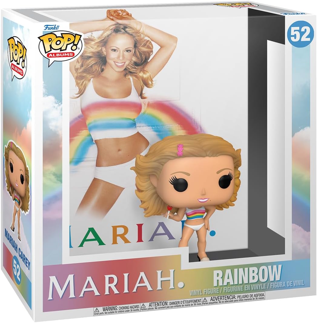 Funko Pop! Albums: Mariah Carey - Rainbow - Vinyl-Sammelfigur - Geschenkidee - Offizielle Handelswar