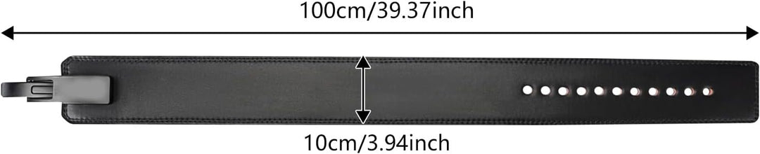 Gewichthebergürtel 10cm Leder Hebelgürtel Kreuzheben Krafttraining | Fitnessgürtel, Kunstleder, Schn