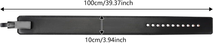 Gewichthebergürtel 10cm Leder Hebelgürtel Kreuzheben Krafttraining | Fitnessgürtel, Kunstleder, Schn