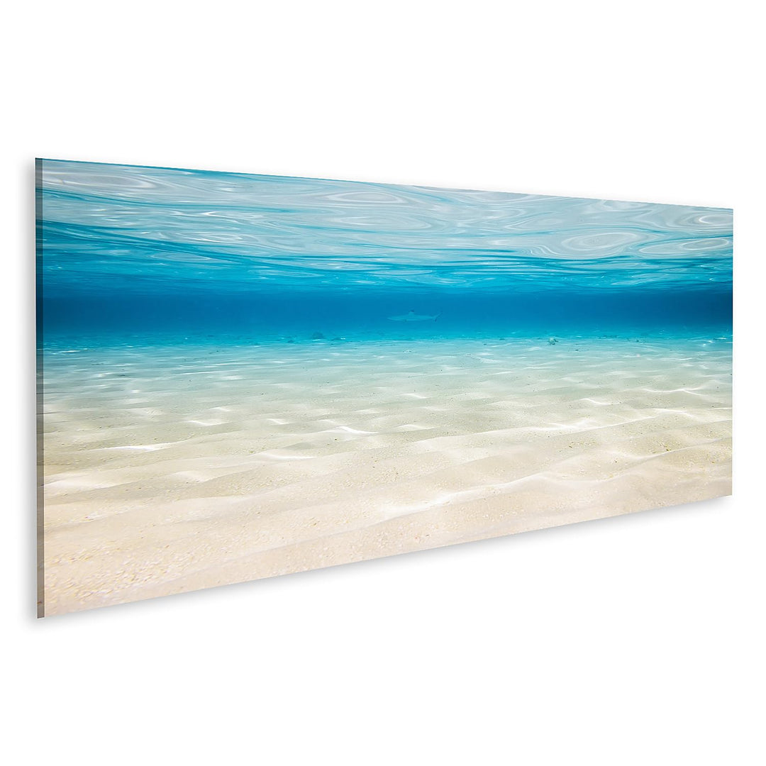islandburner Bild auf Leinwand Unterwasserlagune Mit Sandigem Meeresboden Bilder Wandbilder Poster L