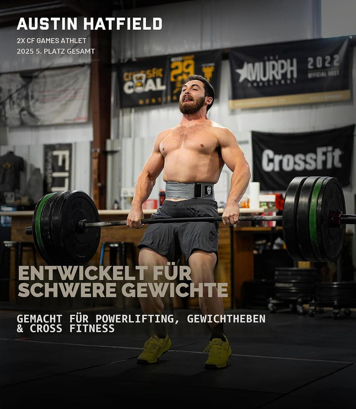 Gymreapers Schnellverschluss-Gewichthebergürtel für Bodybuilding, Kraftdreikampf, Cross-Training – 4
