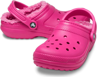 Crocs Unisex Classic Lined Clogs 36/37 EU Fuchsia Fun, 36/37 EU Fuchsia Fun