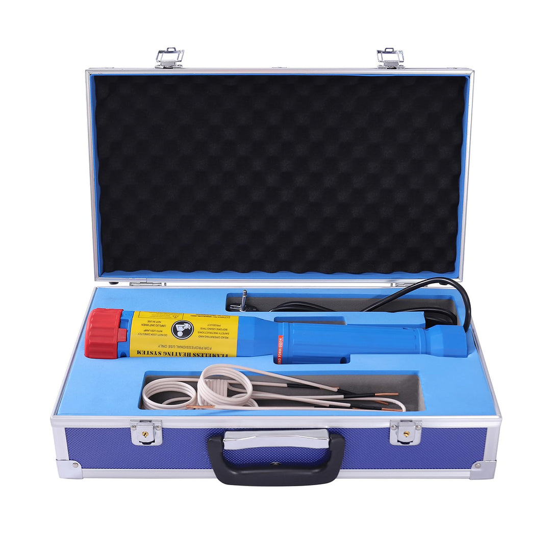 Induktionsheizgerät, 1100W Induktionsheizgerät Magnetische, Induktionsheizer mit 8 Heizspulen und Au