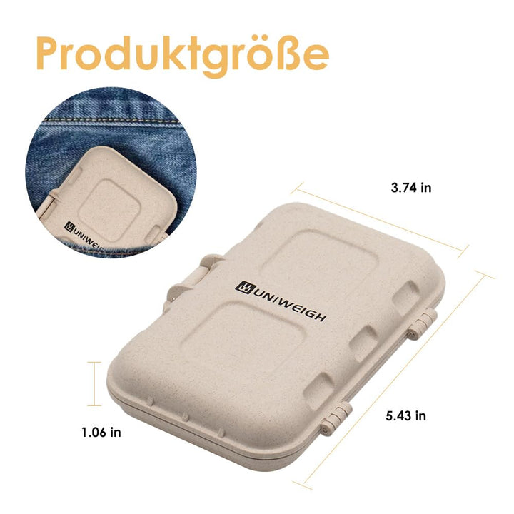 UNIWEIGH Grammwaage,300g/0.01g Digitalgewicht Gramm und Unzen,Mini-Taschenwaage mit LCD-Display,Tara