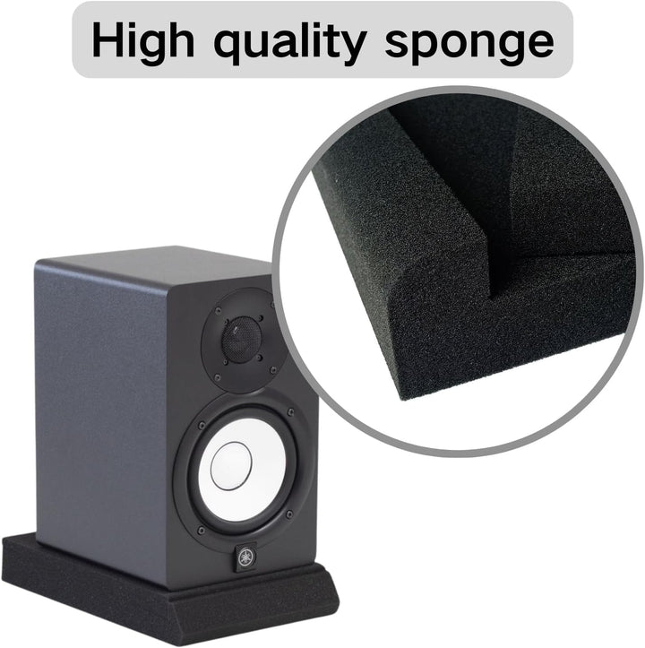 2PCS 20x28x4.2 cm Speaker Sound Insulation Mat Soundproofing Mat Acoustic Foam Board Sponge Sound Ab